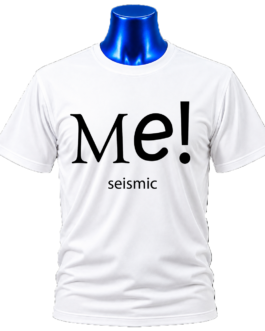 Me! seismic – White Tee